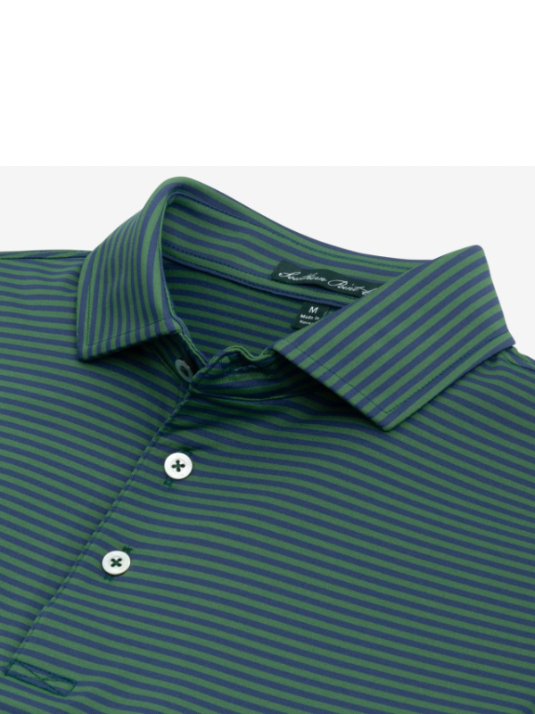 The Hinton Polo in Midnight/Pine by Southern Point Co.