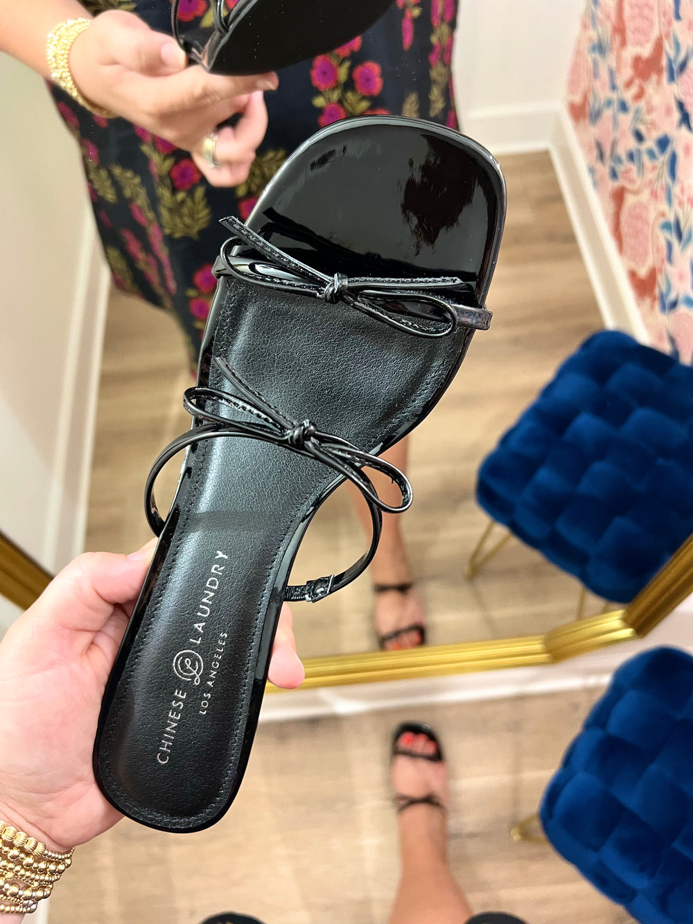 Maru Dress Sandal Kitten Heel in Black