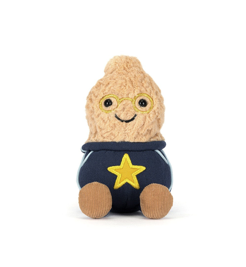 Amuseables Peanut Star Student Outfit by Jellycat