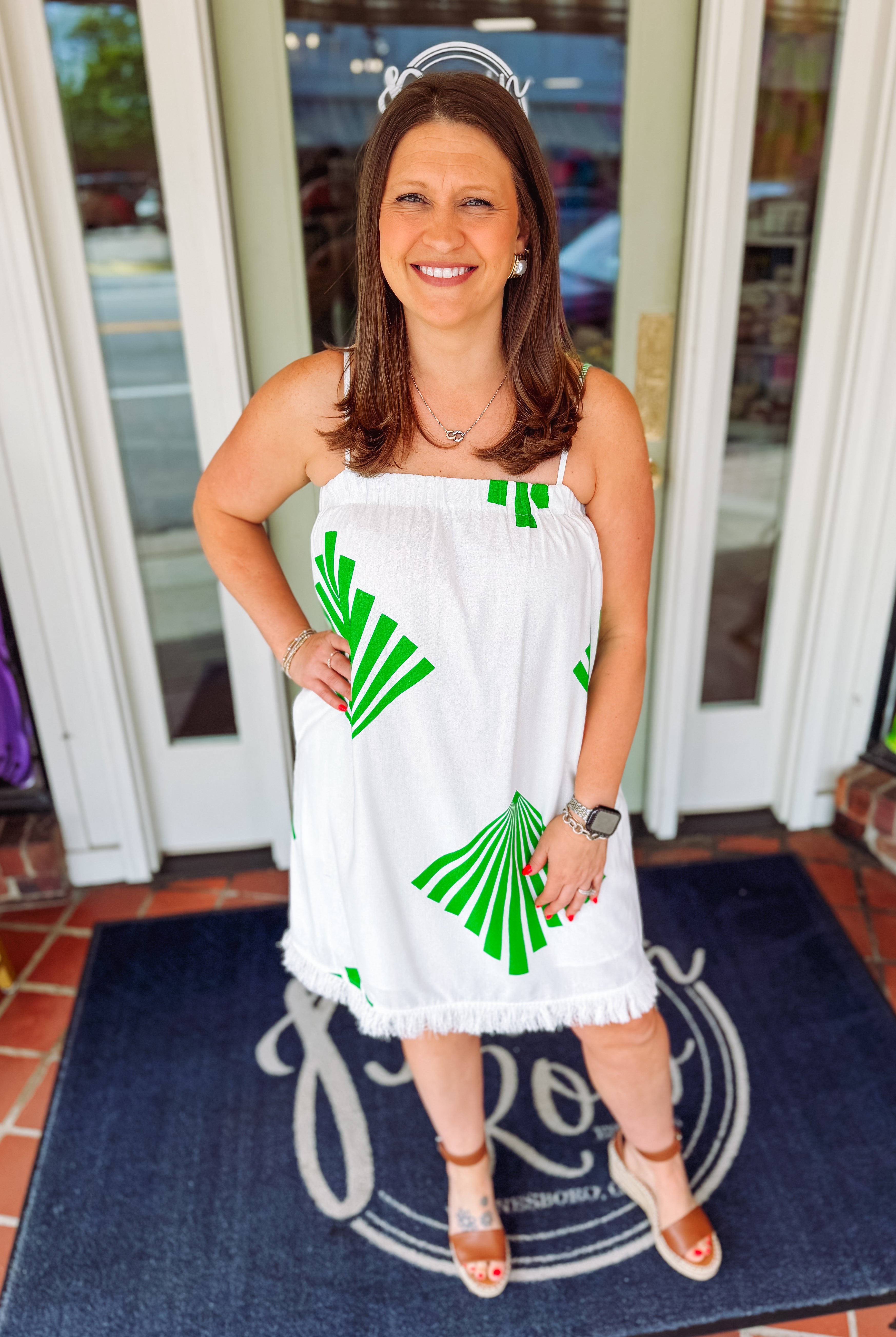 The Quina Shift Mini Dress