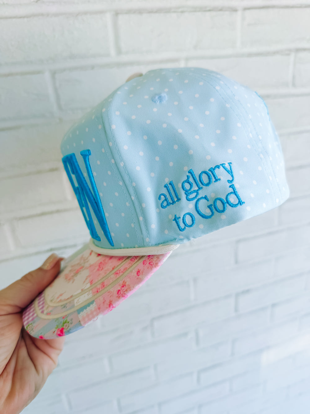 Floral AMEN Hat