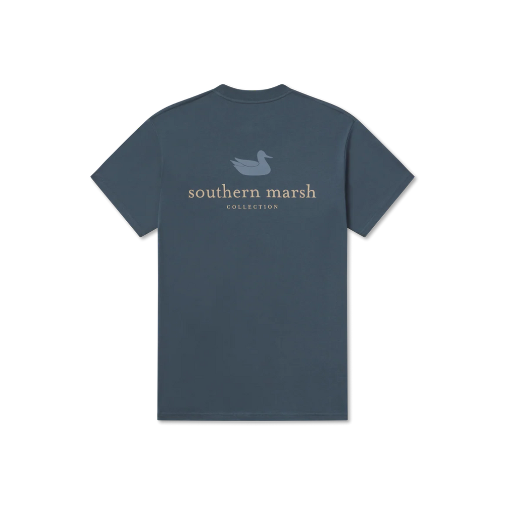 Authentic Tee in Arlington Blue by Southern Marsh
