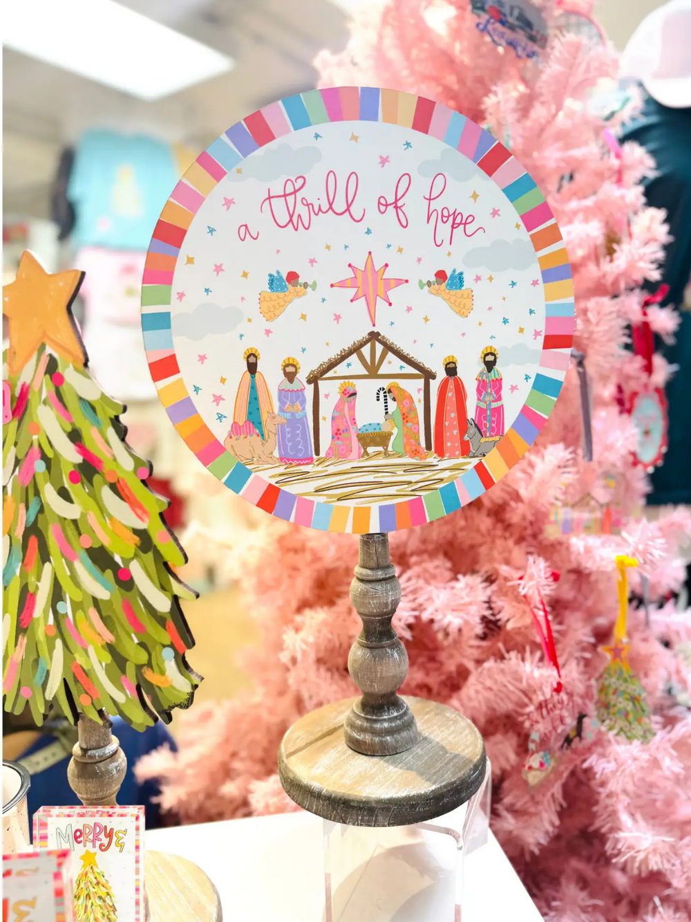 colorful A Thrill of Hope Topper