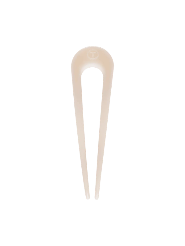 Almond Beige French Hair Pin teleties updo