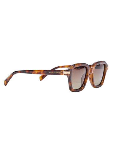 Alyssa Sunglasses in Tortoise beach chic style mary square