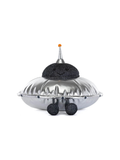 silver plush flying saucer