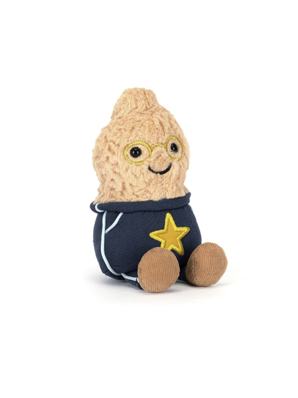 Amuseables Peanut Star Student Outfit by Jellycat