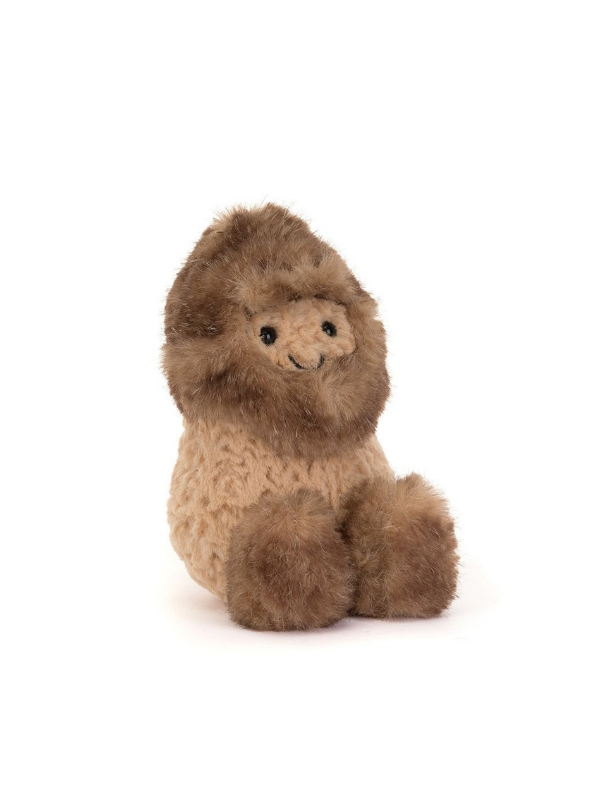 plush peanut dressedc like a yeti