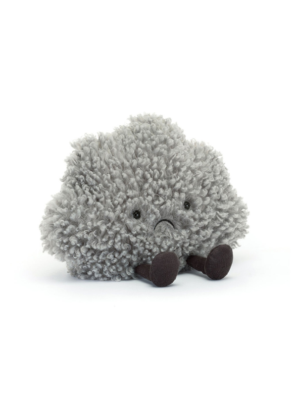 dark rain cloud plush toy