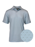 Antlers Performance Polo in Beachwash Blue 