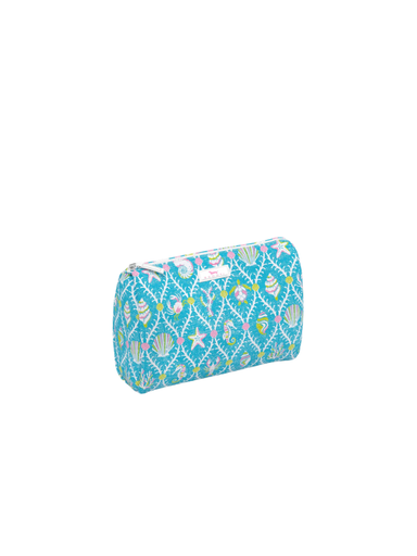 sea print makeup bag