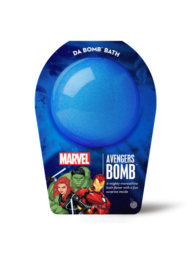 Avengers theme bath fizzer with surprise inside