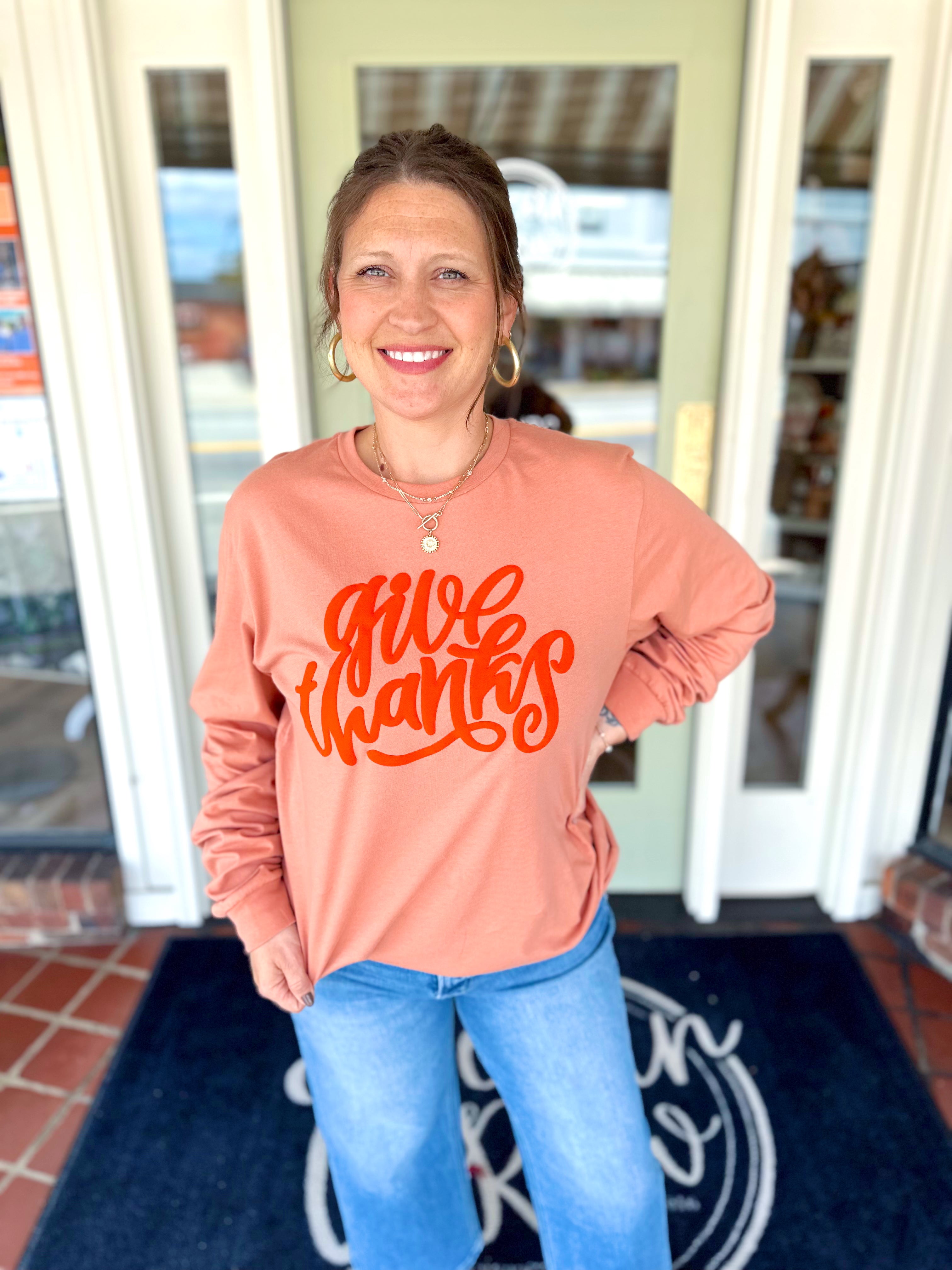 Give Thanks Puff Tee