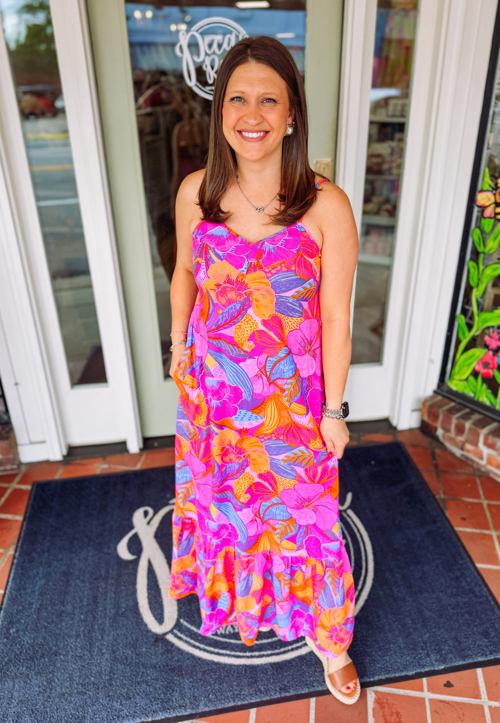 The Valle Tie Back Maxi Dress (XS-3X)