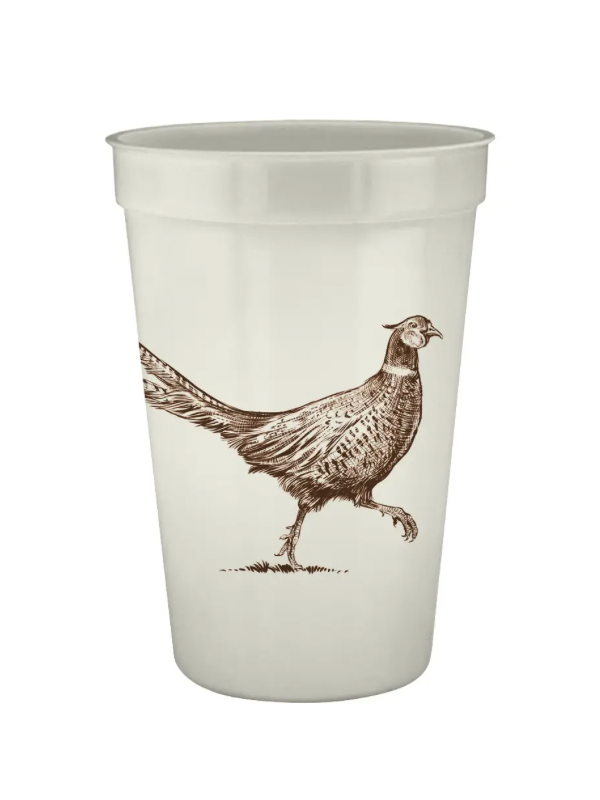 Pheasant Strut Pearlized Cups (16oz)