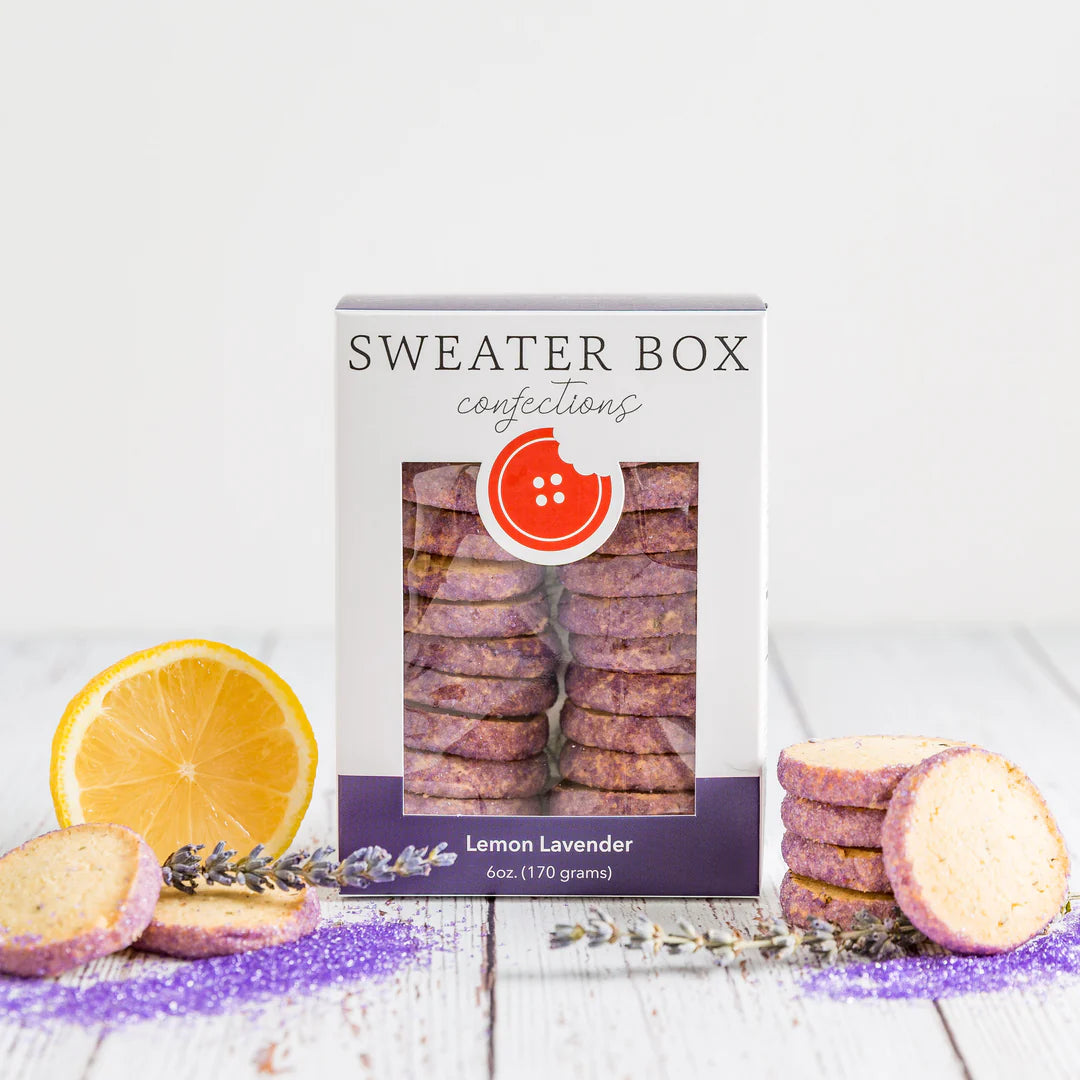 Lavender Lemon Cookies by Sweater Box Confections