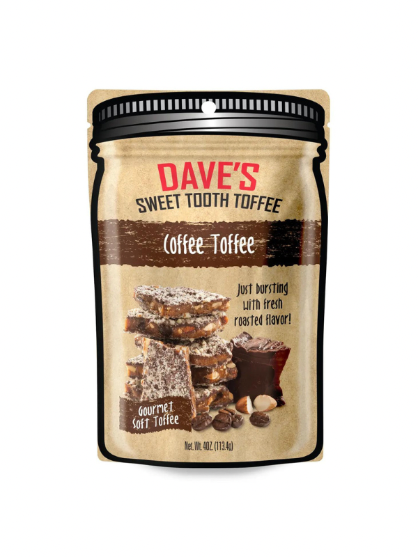 Dave’s Sweet Tooth Coffee Toffee - 4 oz