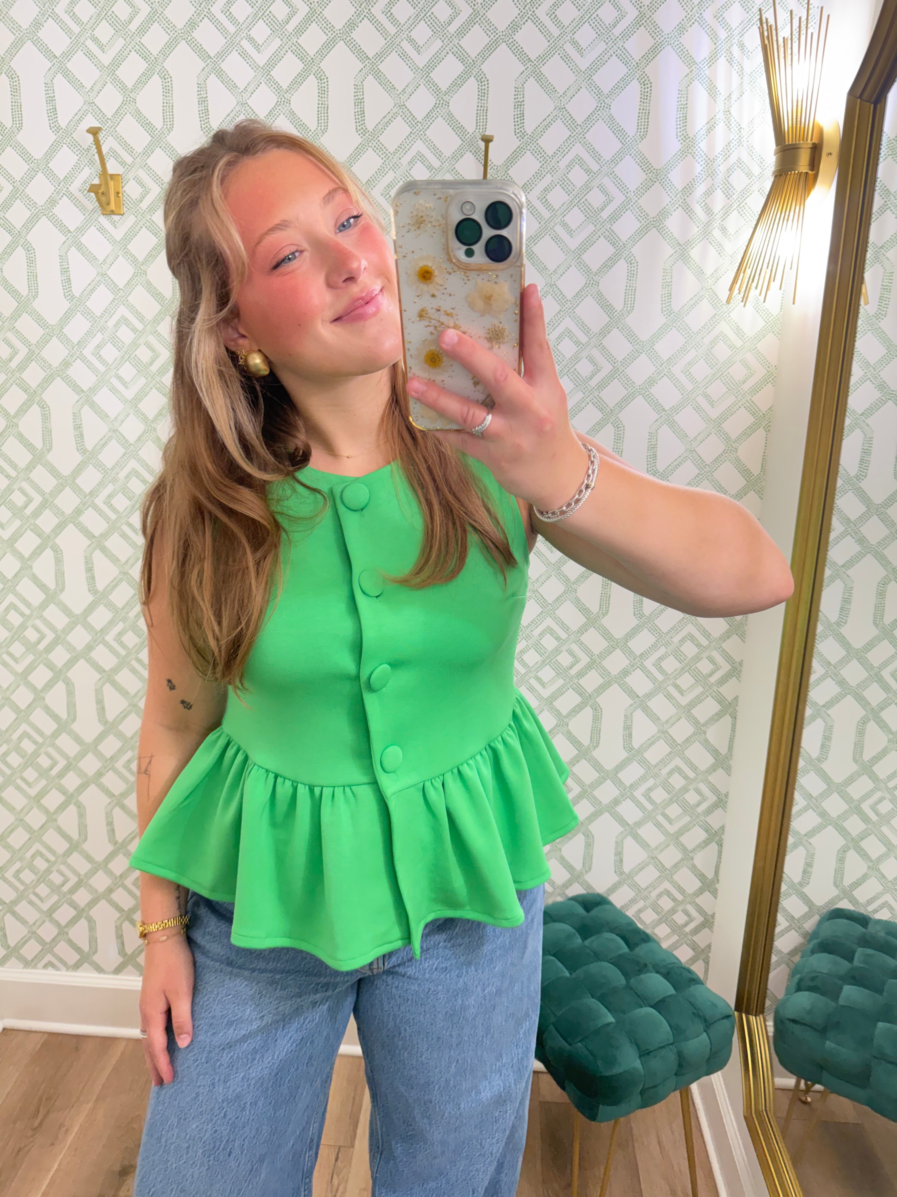 The Lola Peplum Top