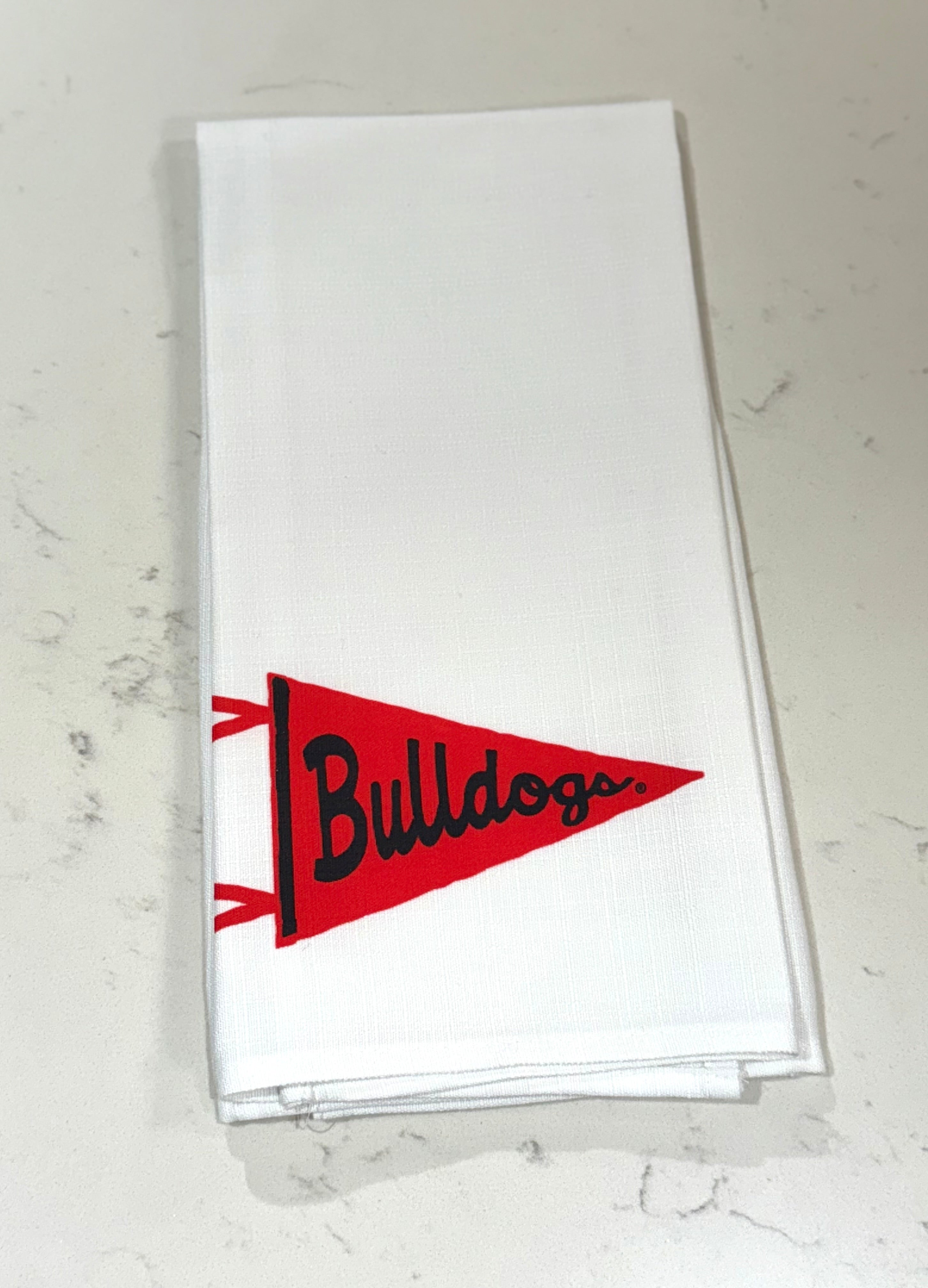 Bulldog Pennant Tea Towel