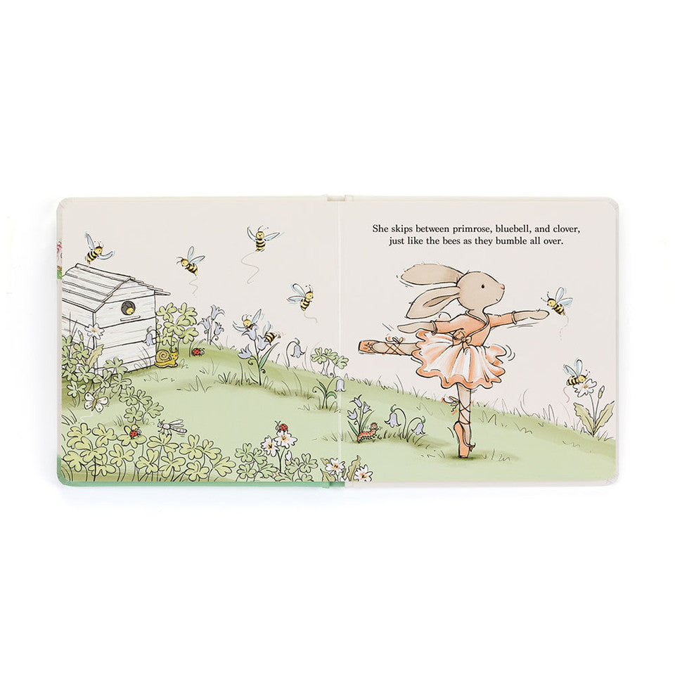 Lottie The Ballet Bunny Book by Jellycat