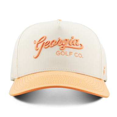 Backroad Hat - Peach bill and logo