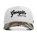 georgia golf hat on cream and camo 