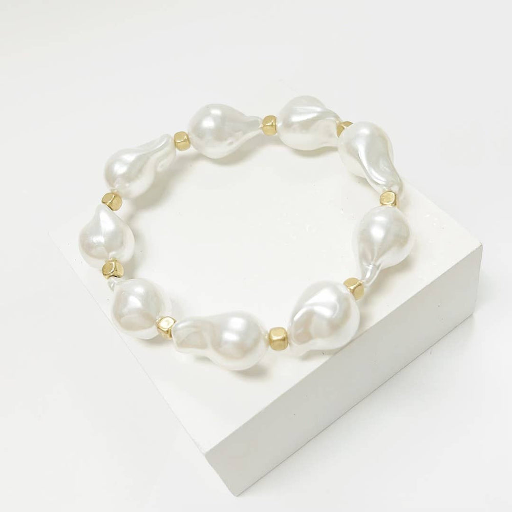 pearl stretch bracelet 