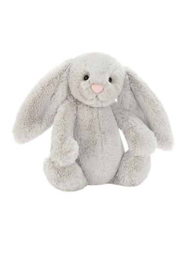 Bashful Silver Bunny by Jellycat plush kids toy 