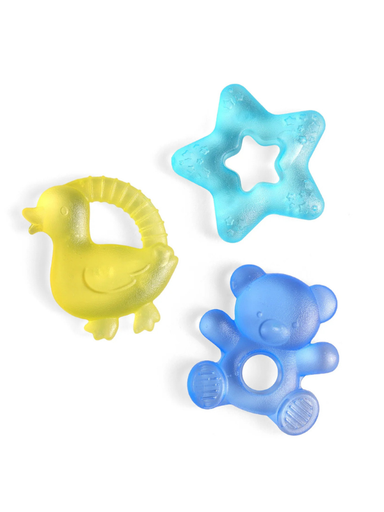 Set of 3 water cooler teethers by itzy ritzy 