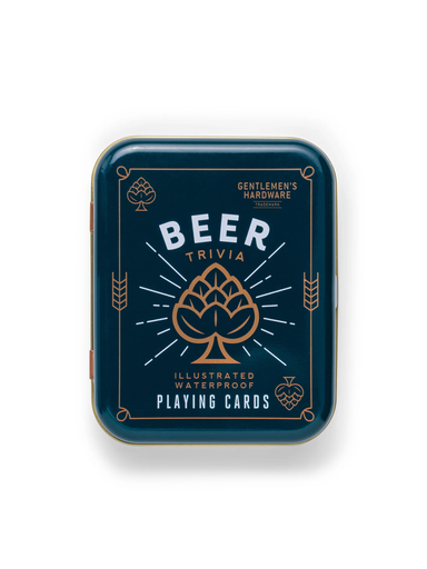 Beer Playing Cards in tin
