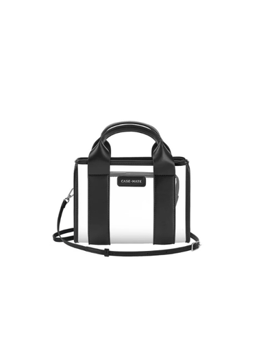clear and black stadium purse