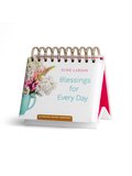 Desk perpetual calendar titled 'Blessings for Every Day' by Susie Larson 