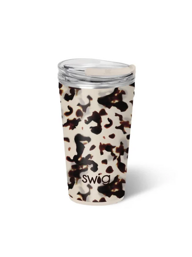 Brown and Cream spotted party cup 