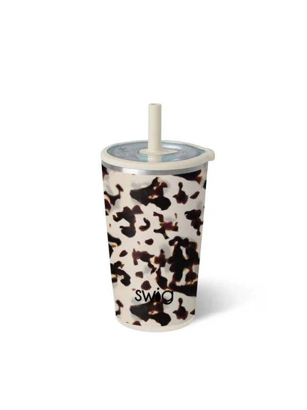 Brown and cream sippy cup 