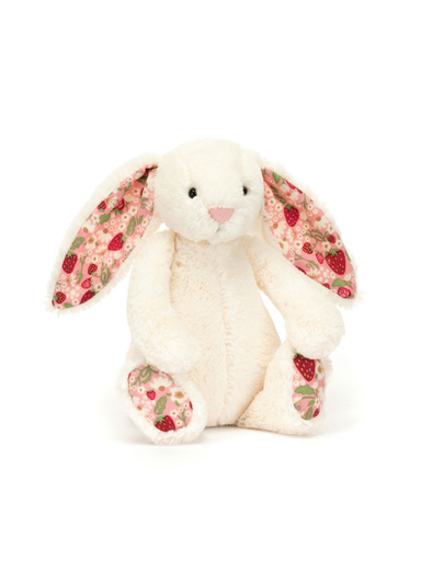 Floral-patterned plush jellycat