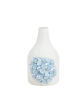 3D Blue Hydrangea Ceramic Bud Vase