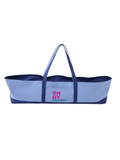 Blue mat storage bag for mahjong 