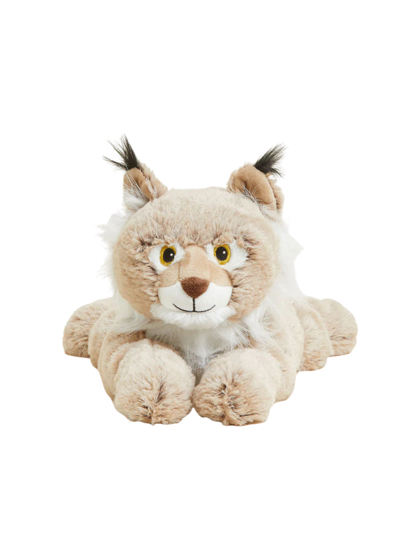 Bob Cat Warmies stuffed animal weighted lavender heatable 