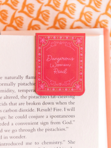 Book Club Magnetic Bookmark Set By Jollity & Co. red marker