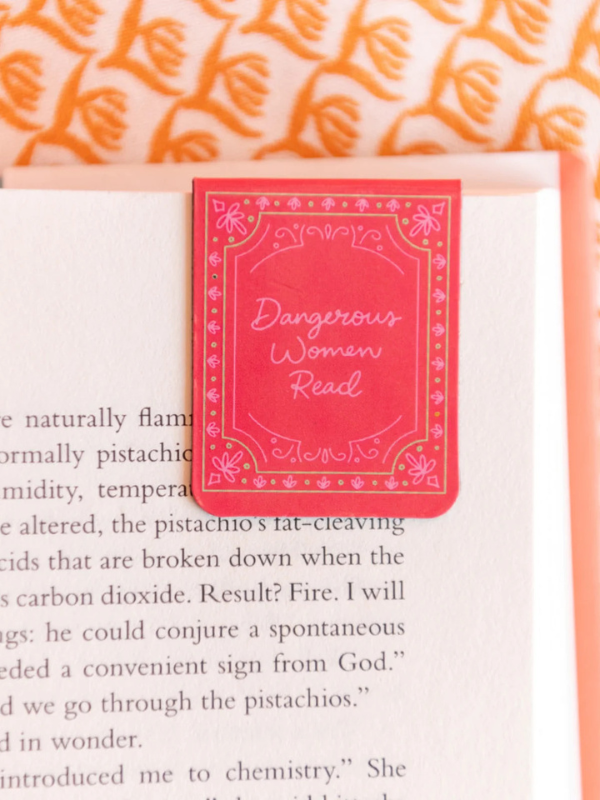 Book Club Magnetic Bookmark Set By Jollity & Co. red marker