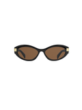 Bordeaux Slim Oval Sunglasses By Katie Loxton