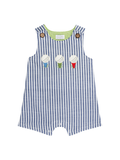 Boys Golf Jon Jon Shortall outfit striped baby clothes onesie mud pie 