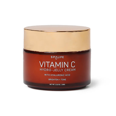 Brighten and tone vitamin c hydro-jelly cream with hyaluronic acid moisturizer by spa life 