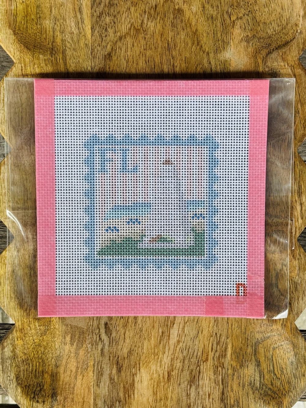 FL stamp needlepoint