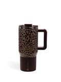 Brown Leopard 20oz Coffee Traveler by Hydrojug
