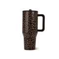 Brown Leopard 40oz Traveler Tumbler by Hydrojug 