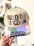 Build the Kingdom Printed Brim Hat pink and purple