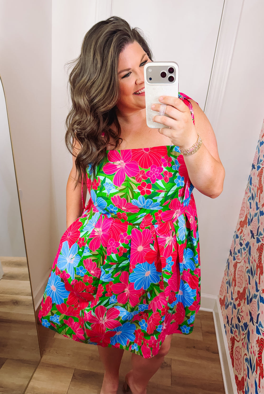 The Gracia Pleated Mini Dress (XS-3X)