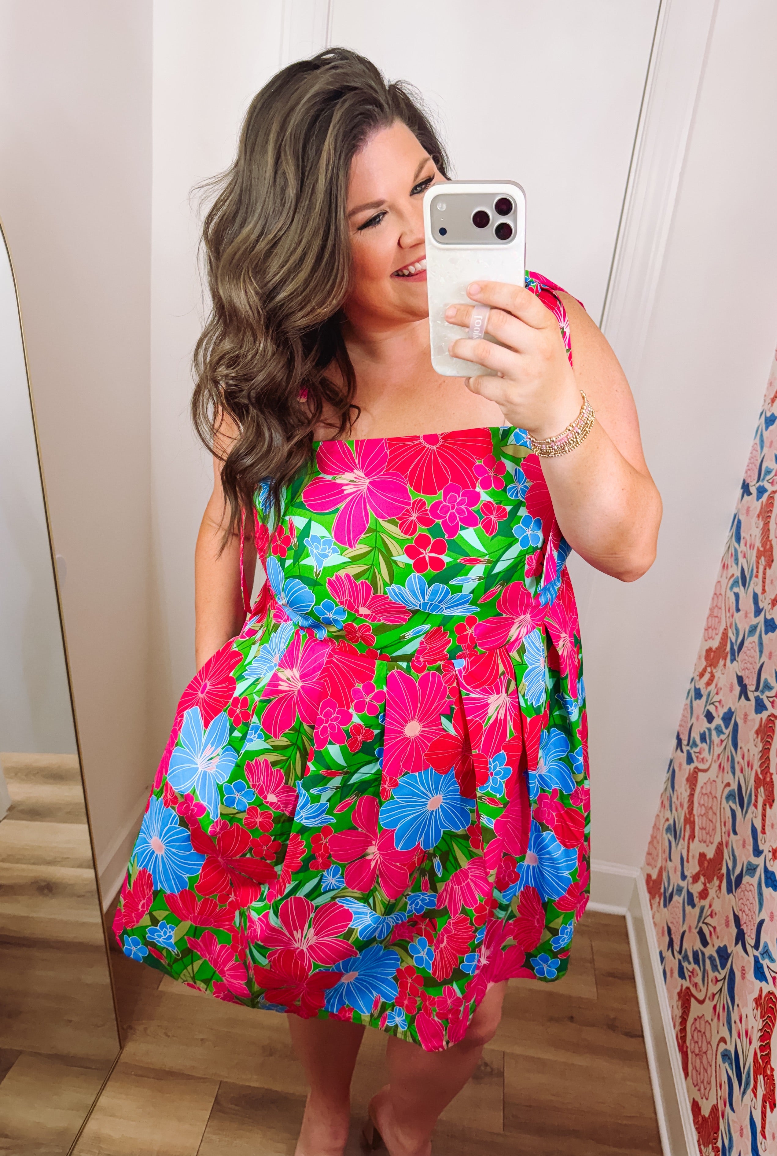The Gracia Pleated Mini Dress