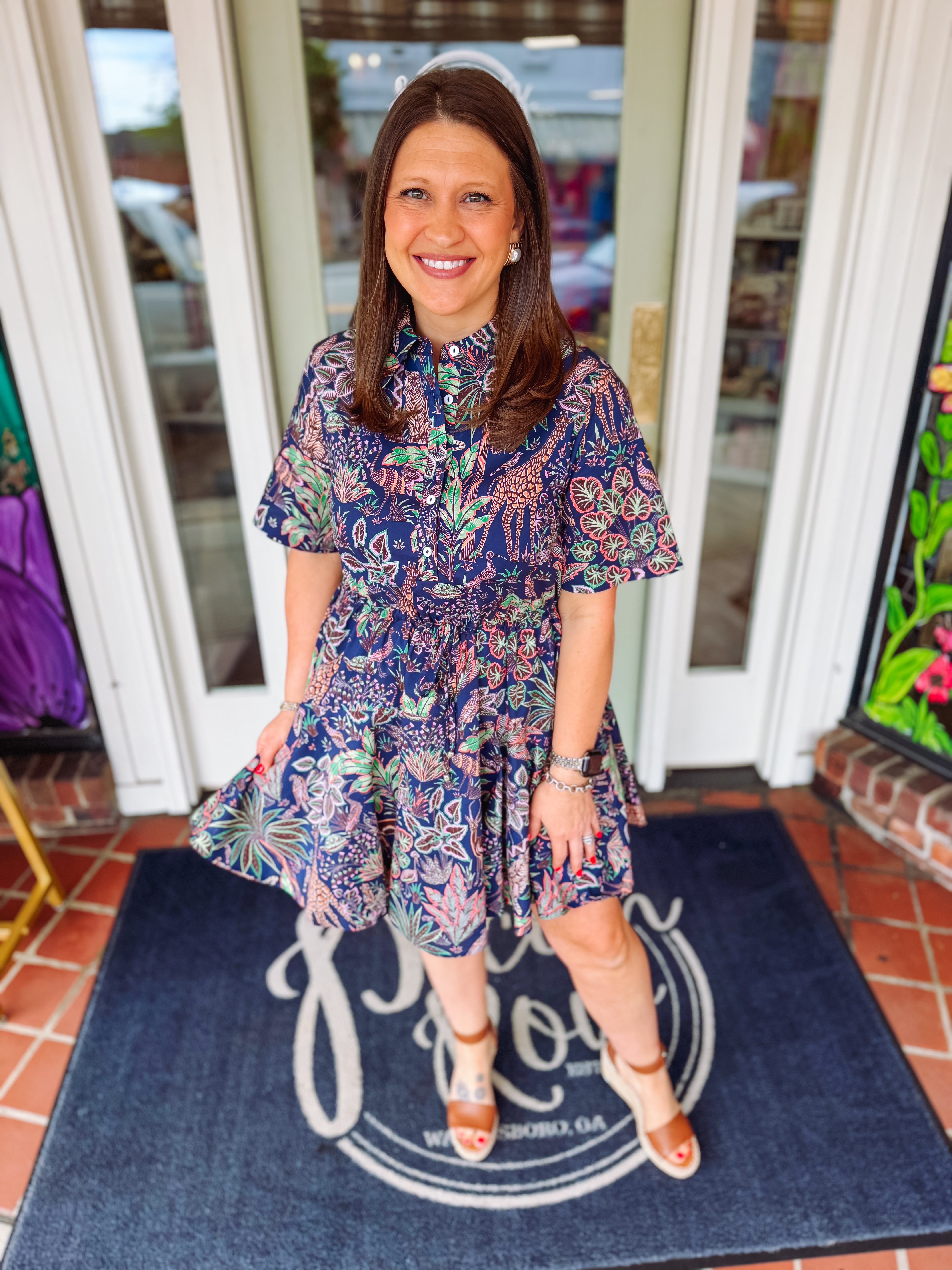 The Claudia Printed Dress